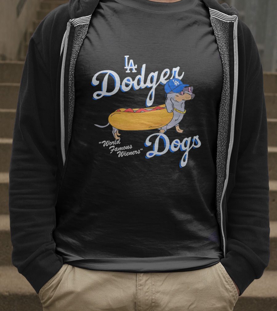 LA Dodger Dogs World Famous Wieners T-Shirt