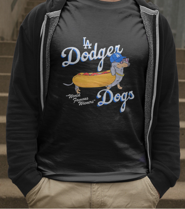 LA Dodger Dogs World Famous Wieners T-Shirt