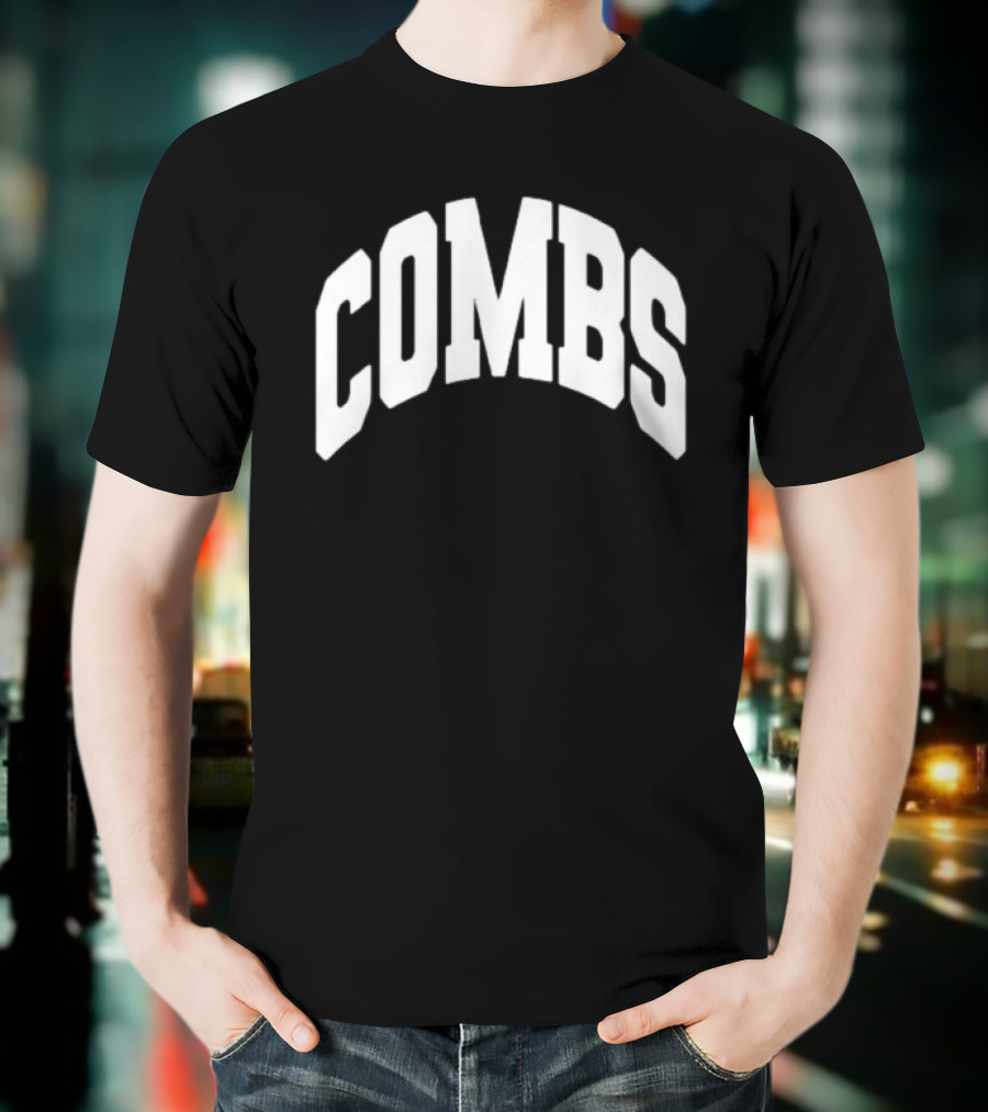 Luke Combs Merch Combs Arched 3D Lettering T-Shirt