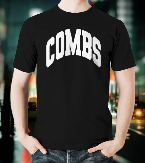 Luke Combs Merch Combs Arched 3D Lettering T-Shirt