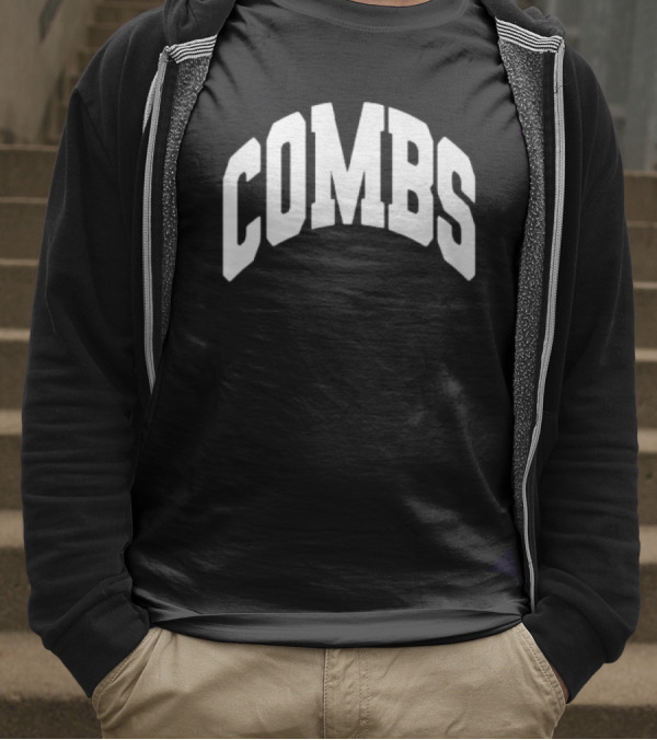 Luke Combs Merch Combs Arched 3D Lettering T-Shirt