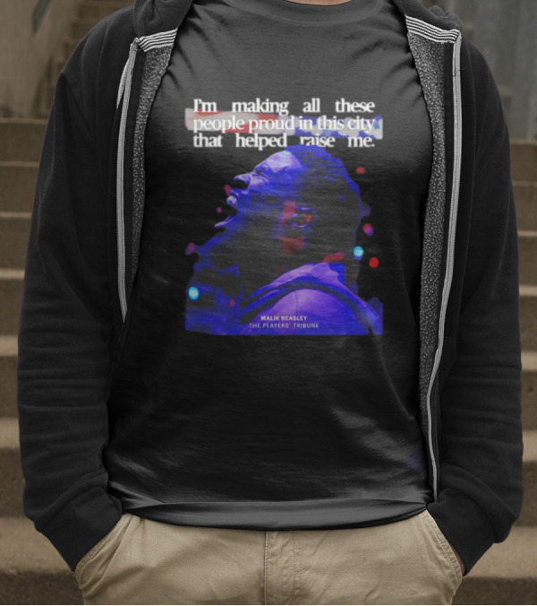 I’m Making All These People Proud Malik Beasley The Players' Tribune T-Shirt