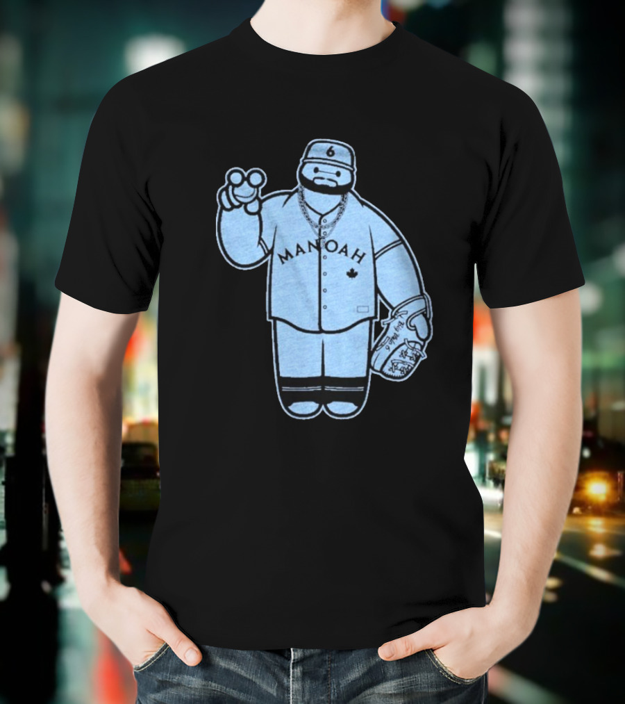 Manoah 6 Baseball Character Sports Graphic T-Shirt
