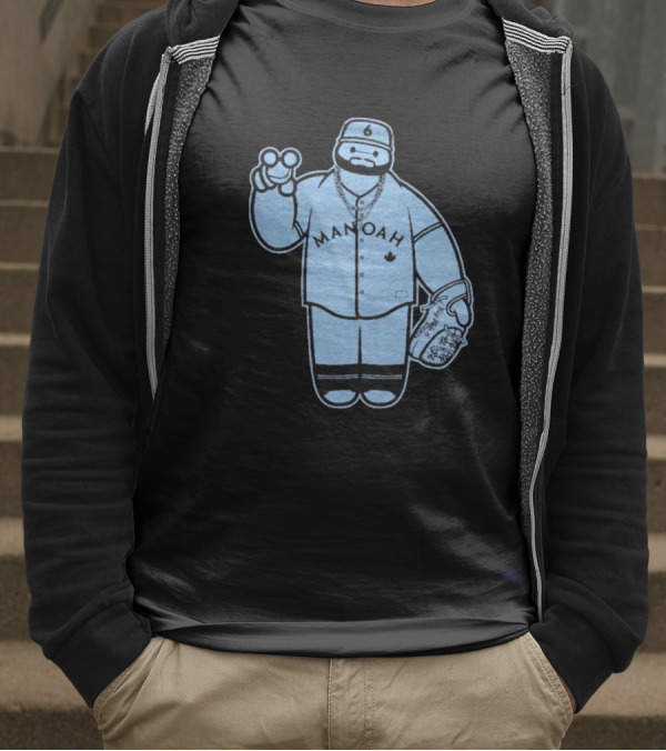 Manoah 6 Baseball Character Sports Graphic T-Shirt