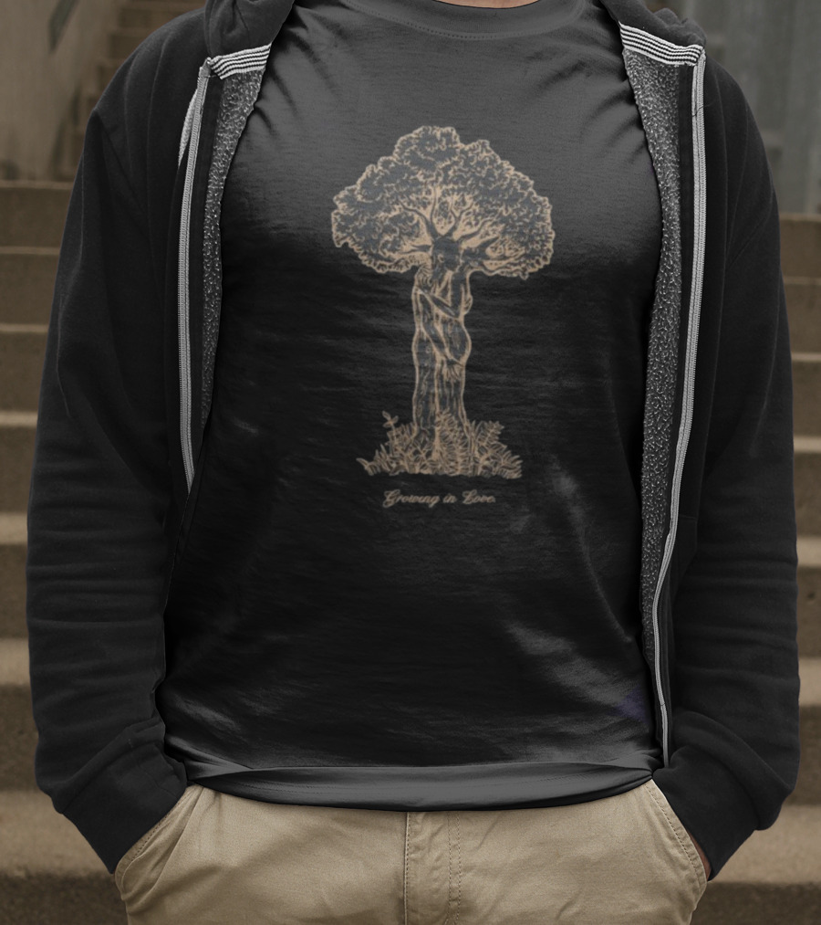 Marcosalvarado Growing In Love Embrace Tree Art T-Shirt