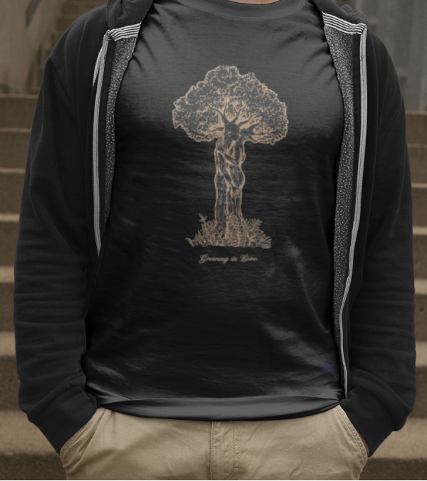 Marcosalvarado Growing In Love Embrace Tree Art T-Shirt