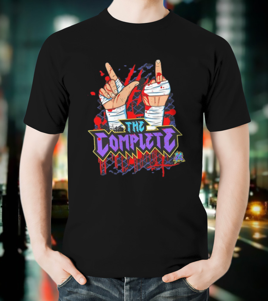 The Complete Matt Cardona Wrestling Tribute With Bloody Bandaged Hands T-Shirt