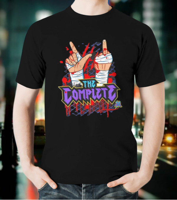 The Complete Matt Cardona Wrestling Tribute With Bloody Bandaged Hands T-Shirt
