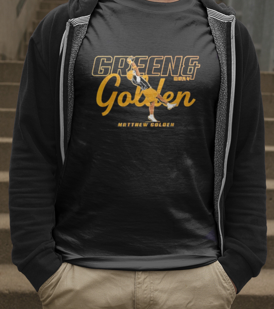 Green And Golden Matthew Golden Catch 88 T-Shirt