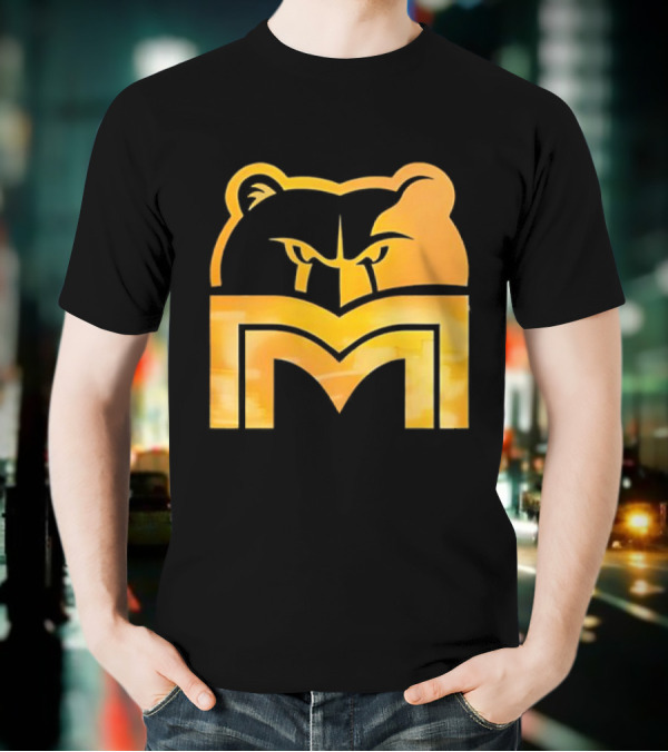 Memphis Grizzlies Playoff Pick Em 2025 Bear Head Logo T-Shirt