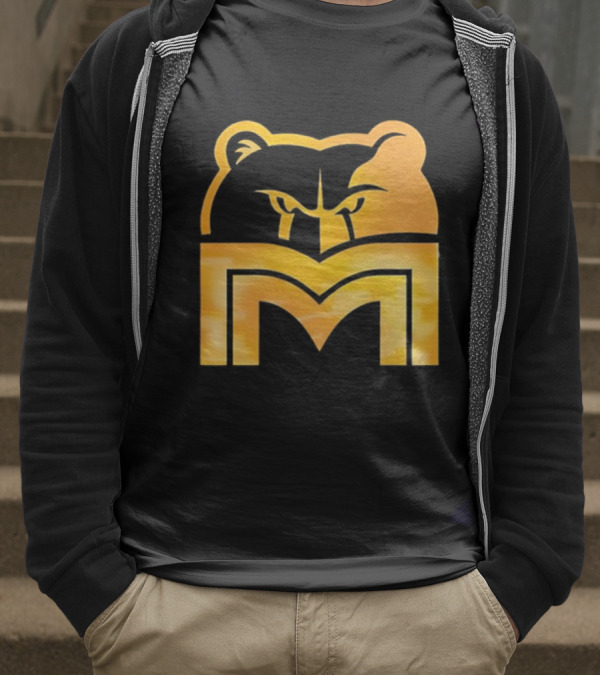 Memphis Grizzlies Playoff Pick Em 2025 Bear Head Logo T-Shirt