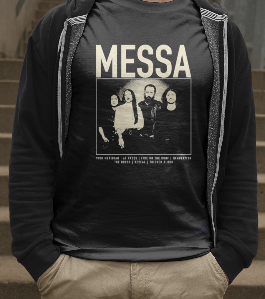 Messa Foxglove At Once Face On The Sand Unsolation The Drill I Dread Thicker Blood T-Shirt