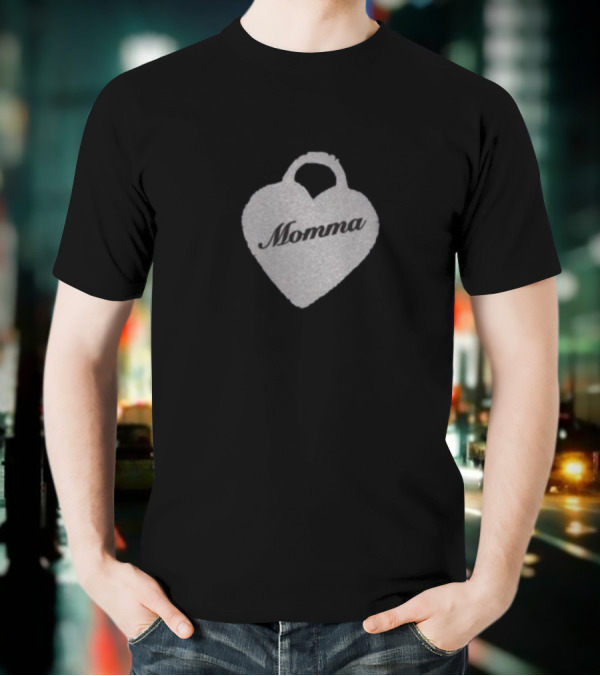 Momma Heart Charm T-Shirt