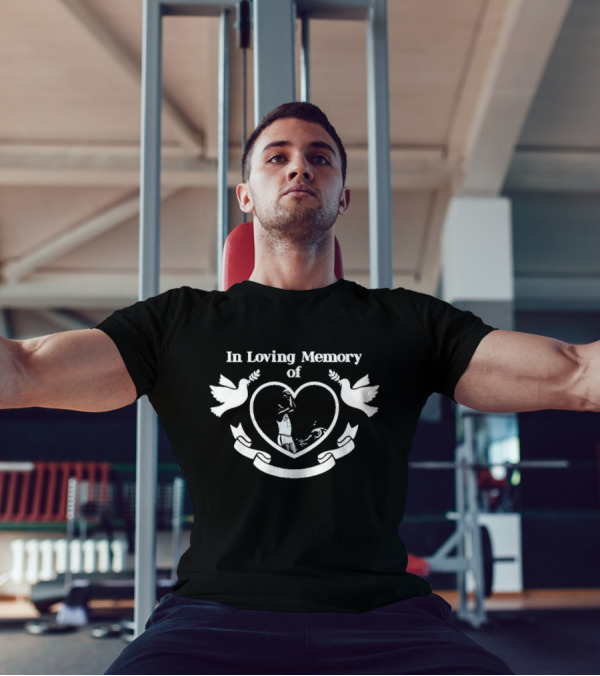 New York Knicks In Loving Memory Of Dick Barnett 2025 Doves Heart Ribbon T-Shirt
