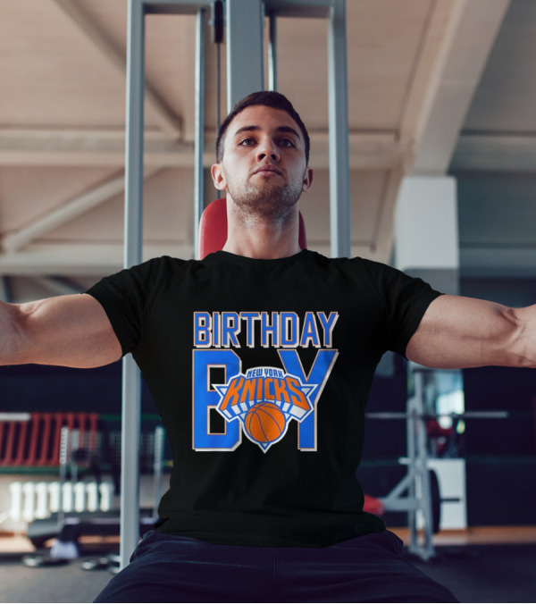 New York Knicks NBA Birthday Boy Basketball Fan Apparel T-Shirt