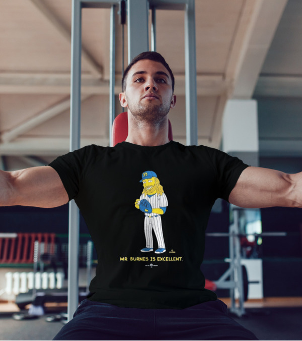 Mr Burnes Is Excellent Baseball Player 39 T-Shirt