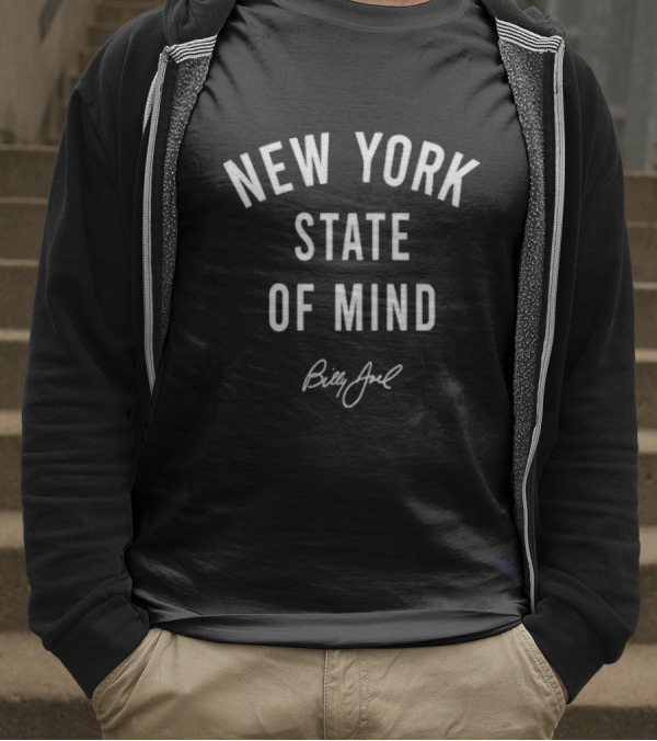 New York State Of Mind Billy Joel Signature T-Shirt