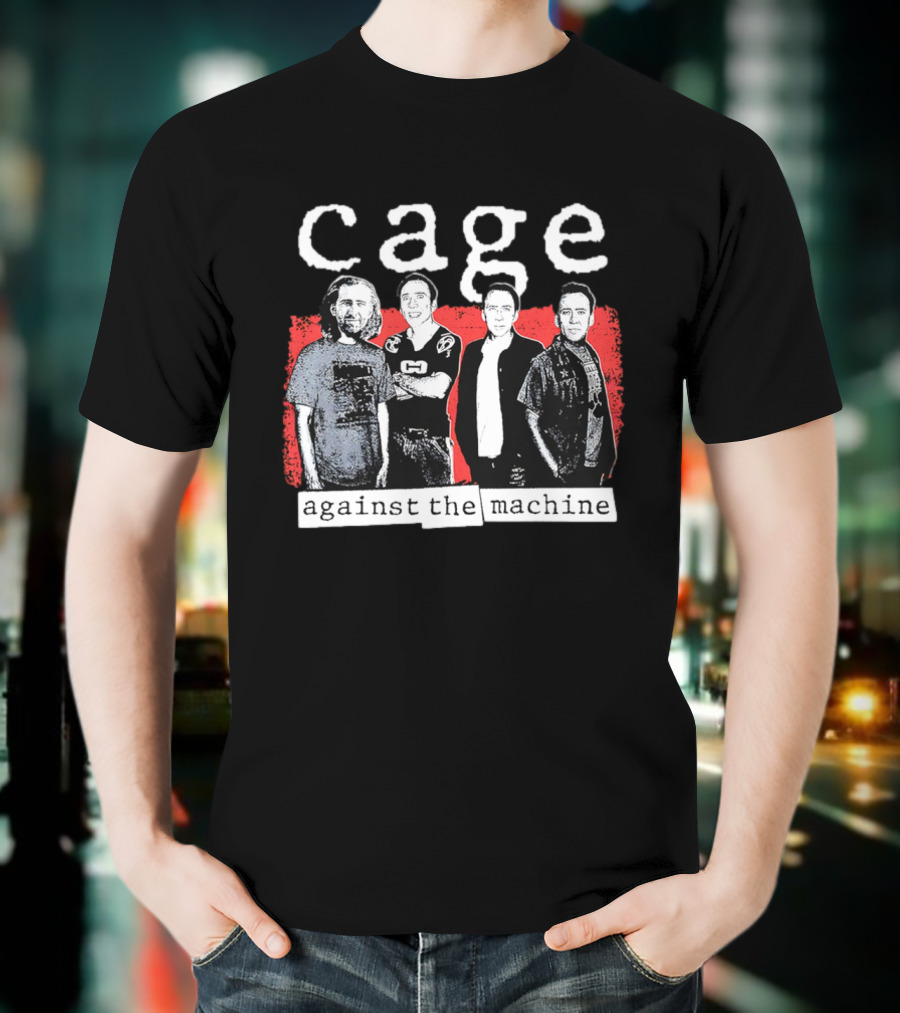 Cage Against The Machine Iconic Crew Band Members T-Shirt