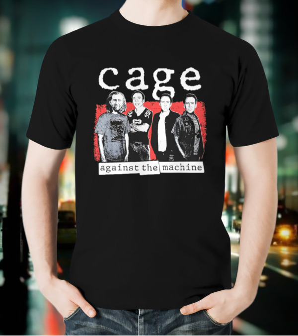 Cage Against The Machine Iconic Crew Band Members T-Shirt