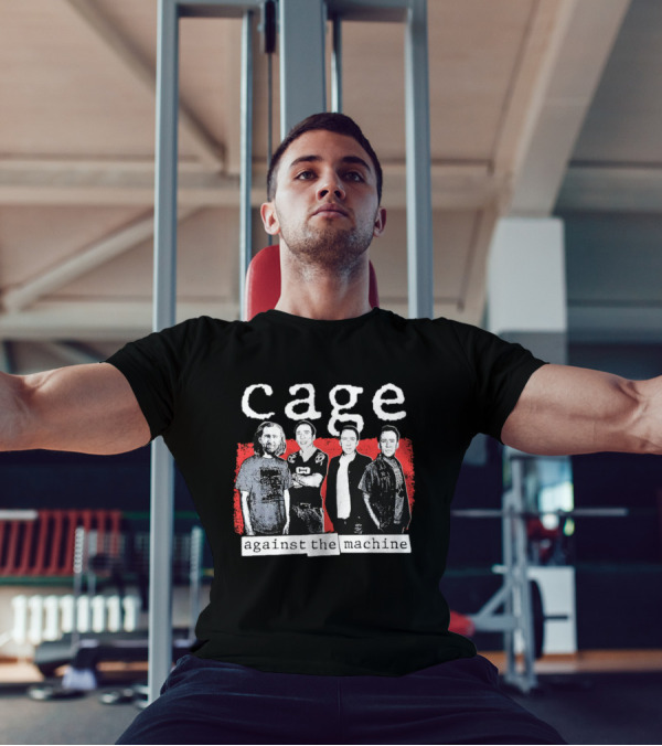 Cage Against The Machine Iconic Crew Band Members T-Shirt