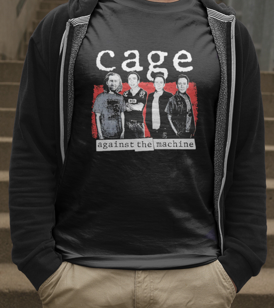 Cage Against The Machine Iconic Crew Band Members T-Shirt