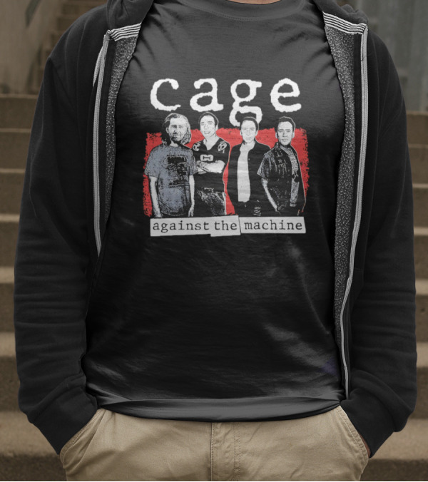 Cage Against The Machine Iconic Crew Band Members T-Shirt