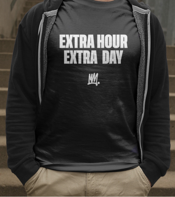 Extra Hour Extra Day Mansa Crown Symbol T-Shirt