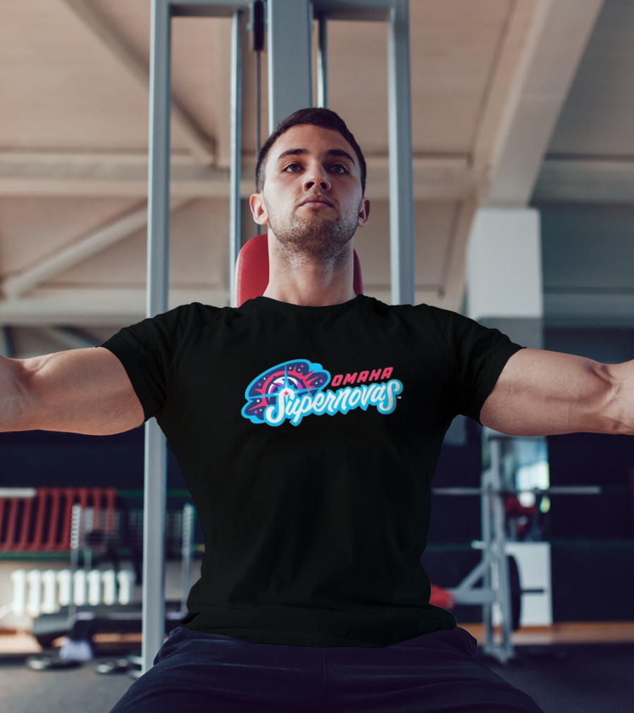 Omaha Supernovas 星 Burst Collection T-Shirt