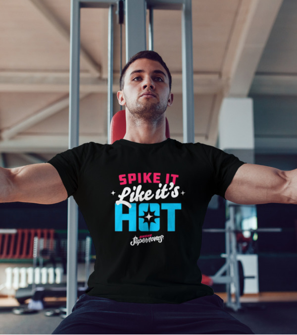 Spike It Like It's Hot Omaha Supernovas T-Shirt