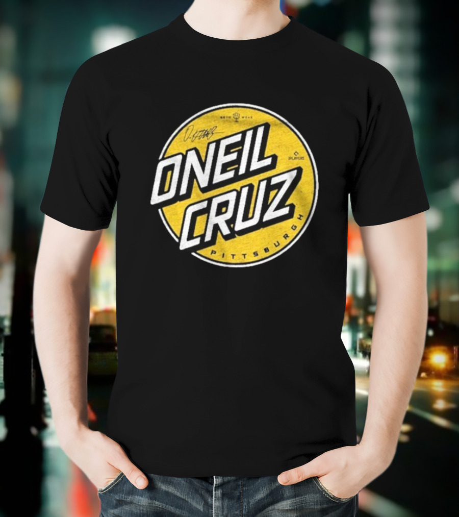 Oneil Cruz Pittsburgh Pirates Moto Wear Players Circle T-Shirt