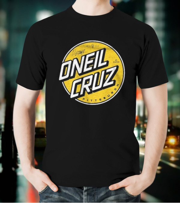 Oneil Cruz Pittsburgh Pirates Moto Wear Players Circle T-Shirt