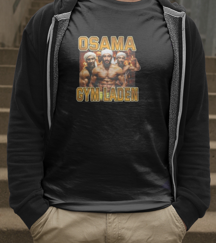 Osama Gym Laden Lifting T-Shirt