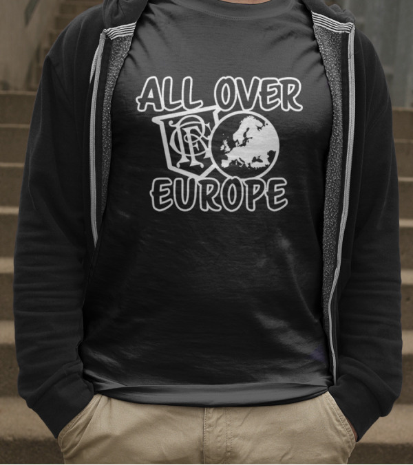 RFC All Over Europe Map Crest T-Shirt