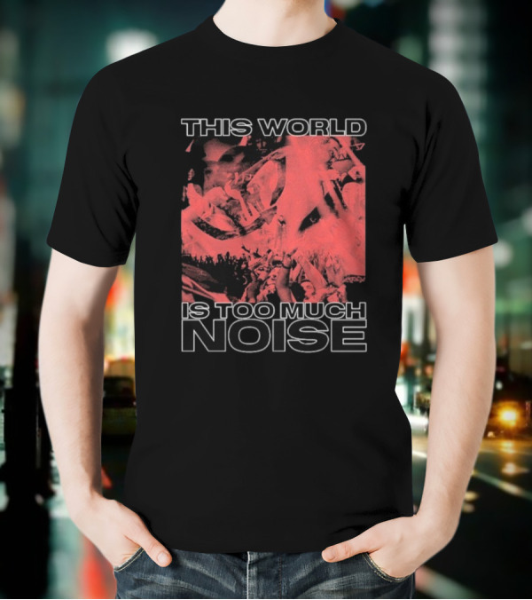 This World Is Too Much Noise Rise Against Concert Imagery T-Shirt