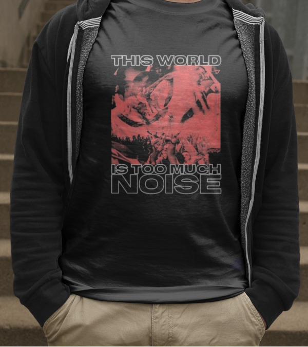 This World Is Too Much Noise Rise Against Concert Imagery T-Shirt