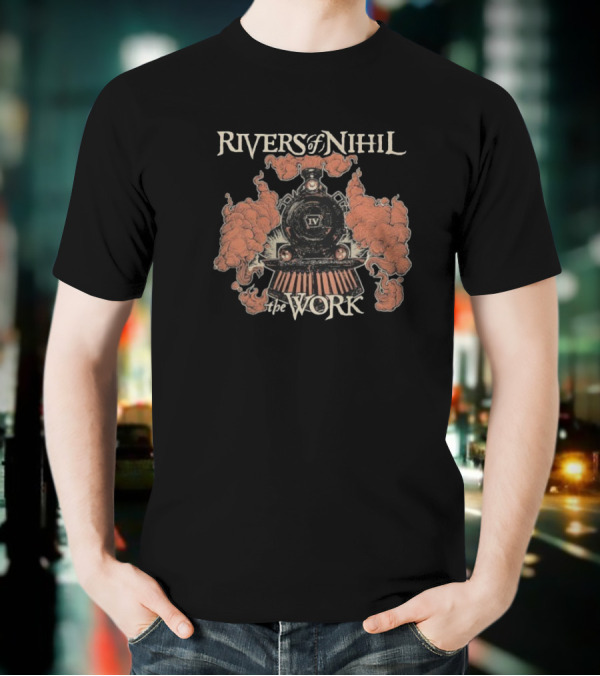 Rivers Of Nihil The Work Train Smoke Engine Graphic T-Shirt
