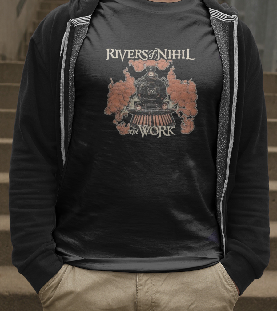 Rivers Of Nihil The Work Train Smoke Engine Graphic T-Shirt