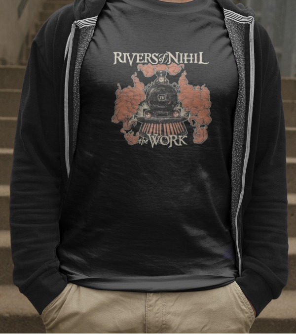 Rivers Of Nihil The Work Train Smoke Engine Graphic T-Shirt