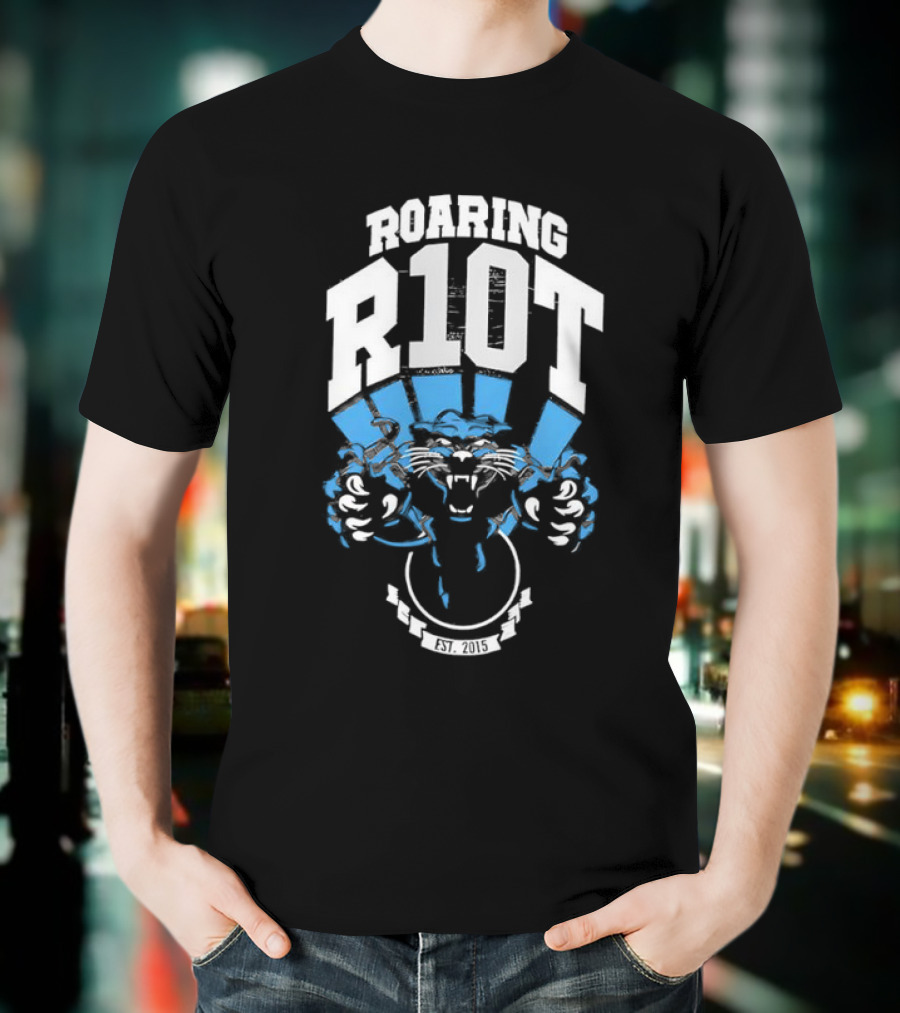 Roaring R1OT Blue Panther 2025 T-Shirt