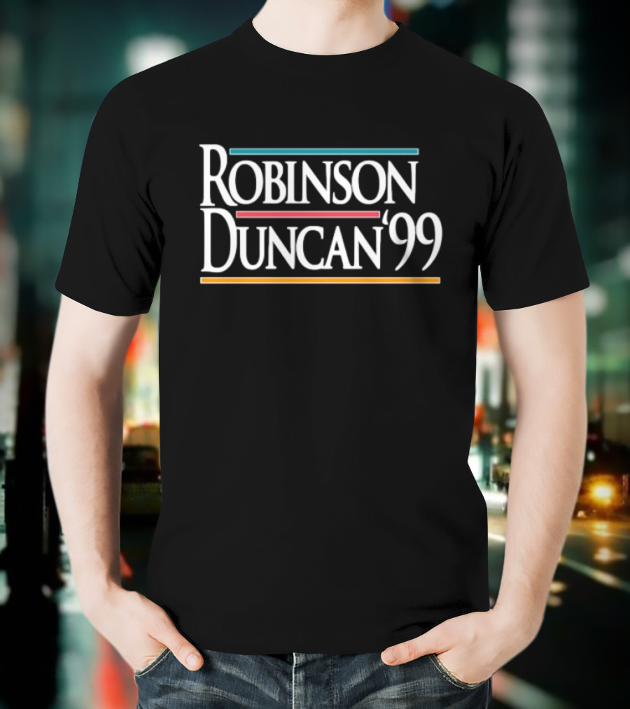 Robinson Duncan '99 Retro Style Lines T-Shirt