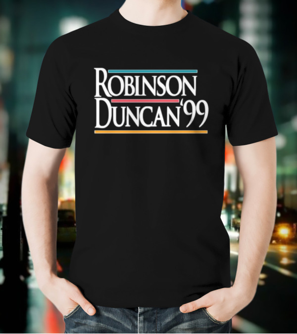 Robinson Duncan '99 Retro Style Lines T-Shirt