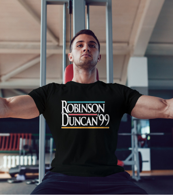 Robinson Duncan '99 Retro Style Lines T-Shirt