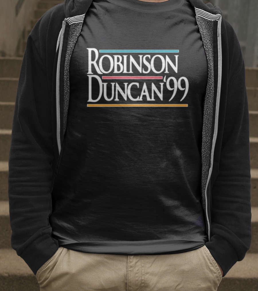 Robinson Duncan '99 Retro Style Lines T-Shirt