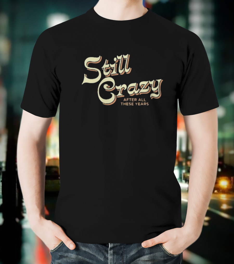 Paul Simon Still Crazy After All These Years Retro Style T-Shirt