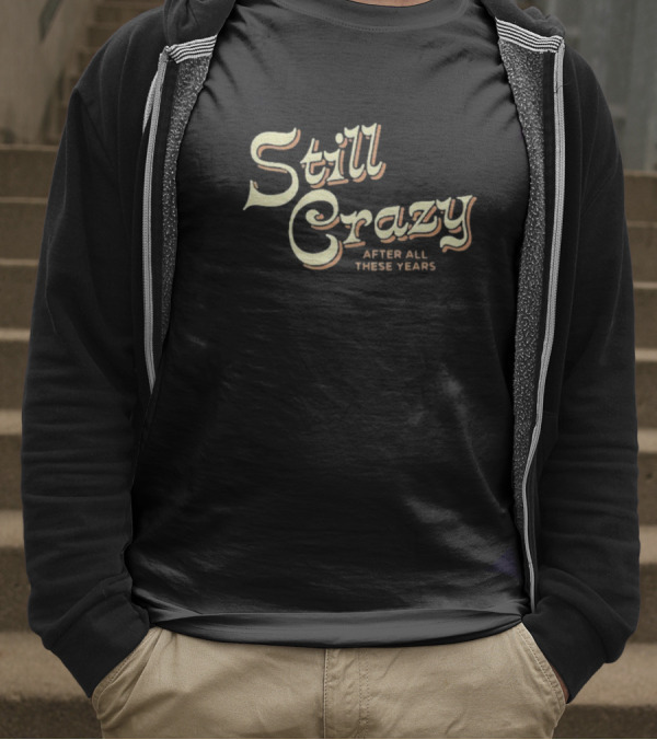 Paul Simon Still Crazy After All These Years Retro Style T-Shirt