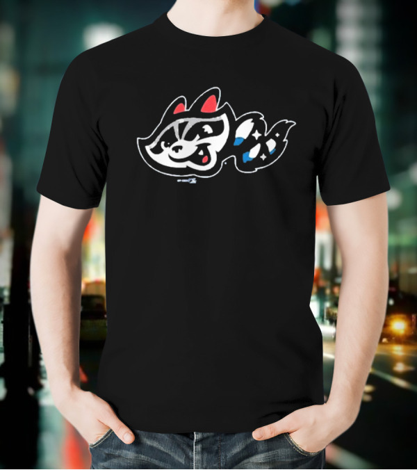 Rocket City Trash Pandas Raccoon Mascot Royal Home T-Shirt