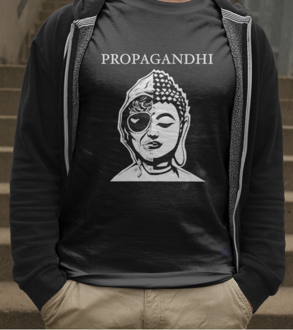 Propagandhi Half Buddha Half Punk Face T-Shirt