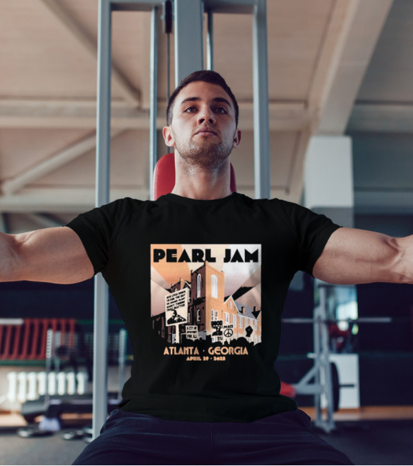 Pearl Jam Atlanta Georgia April 29 2025 Event Dark Matter US Tour T-Shirt