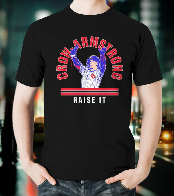 Crow-Armstrong PCA Raise It Baseball Victory Icon T-Shirt