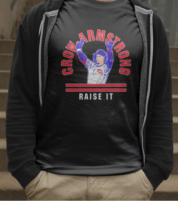 Crow-Armstrong PCA Raise It Baseball Victory Icon T-Shirt